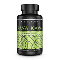 Kavana Supplements Kava Kava Root Extract Dietary Supplement, 60 Veg Capsules