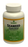 Seagate Products Freeze-Dried Seaweed Herbal Supplement 500 mg 100 Capsules (pack of 2)