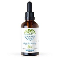 Agrimony A120 Alcohol Herbal Extract Tincture, Organic Agrimony (Agrimonia Eupatoria) Dried Herb (4 fl oz)