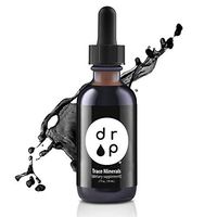 Organic Trace Minerals Electrolyte Drops with Fulvic Acid 2 oz Alkaline Liquid Supplement - for Gut Health, Energy, Stamina, and Nutrient Uptake