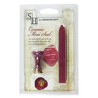 Manuscript Long Handle Design Sealing Set -fleur De Lys
