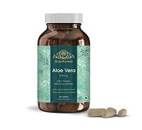 AyurForest Aloe Vera Supplement, 120 Capsules 500 mg Each, All Natural Non-GMO,Immunity and Digestive Health | Interstitial Cystitis & Painful Bladder Relief
