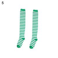 wsloftyGYd Fashion Over-Knee Rainbow Stripe Women's Party Prom Stocking Long High Socks