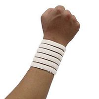 PyLios Elastic Bandage Tape Sport Wrist Support Strap Pads Kinesiology Protector Band for Joelheira Ankle Leg Wrist Wrap [ White ]