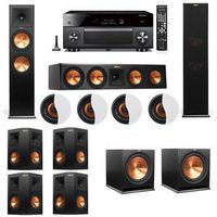 Dolby Atmos 7.2.4 Klipsch RP-280F Tower Speakers R115SW with Yamaha RX-A3060