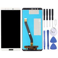 JUNXI Phone case Phone Cover LCD Screen and Digitizer Full Assembly for Huawei Enjoy 8 Plus / Y9 (2018)(Black) Highly Recommended (Color : White)