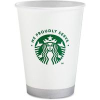 Starbucks SBK11032976 Hot Cold Cups, Compostable, We Proudly Serve PLA Lined, 12 oz pack of 1000 (20 packs of 50)