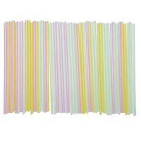 Riforla ⭐⭐⭐⭐⭐ Disposable Flexible Drinking Straws - Multicolor Plastic Straws | Colorful Party Fun Straws | Bulk Pack | Kid Friendly | BPA Free | 50 Count