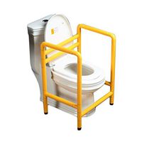 Toilet Handrails Bathroom Safety Assist Frame Stand Alone Toilet Rail Elderly Pregnant Women with Easy Installation Fit Any Toilet Toilet Safety Frames Rails