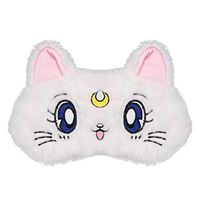 Funbase Cute Cat Sleep Mask Soft Plush Eye Mask Blindfold Eye Cover for Women Girls Kids