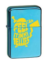 Hat Shark I Can Feel It in My Jellies Text Mouse Monster Game Film Parody KGM Thunderbird Vintage Lighter - Sparkle Blue