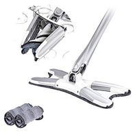 X-Type Microfiber Floor Mop with 3 Mops Cloth Can Be Replaced with Hand-Washing Flat Mop Household Cleaning Tools