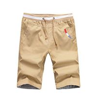 Fashion Short Pants, Neartime 2018 New Plus Size Casual Cotton Straight Pants Sport Surfing Swimming Trousers (M, Khaki)