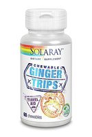 Ginger Trips Chewable Solaray 60 Chewable