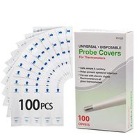 Digital Thermometer Probe Covers Basal Universal Covers for Oral Armpit Rectum Baby Adults Thermometer - Disposable, Sterile, Sanitary (100)