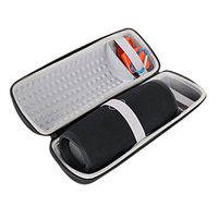 Lyperkin Case for JBL Charge 4 Speaker Hard Waterproof Portable Mountaineering Wireless Bluetooth Speaker [Easy Carry] (Black,Gray) S-05