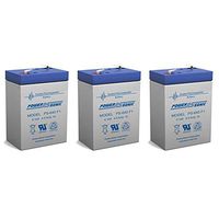 Power Sonic 6V 4.5AH SLA Battery for Lucky Duck Pro Series Remote - 3 Pack