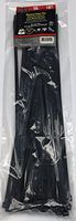 K-T Industries 2792036 Ultraviolet, Heavy Duty, Cable Ties, 18", Black