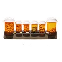 IGE Innovative Internet Products Home RX Prescription Medication Drug and Vitamin 6 Slot Pill Container Organizer