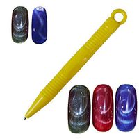 Nail Art Tool,Putars Fashion Sexy Magnet Pen Magnetic Stick for Cat Eye Gel Polish UV LED Nail Art Manicure Tool Yellow