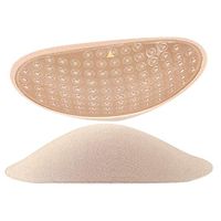 YLCOYO Shoulder Pads 1 Pair Invisible Soft Silicone Lycra Shoulder Push-up Pads Adhesive Enhancer Pad (Beige)