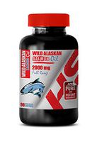 Brain Support and Maintenance - Wild Alaskan Salmon Oil 2000 Mg Full Range - Wild Alaskan Fish Oil - 1 Bottle 90 Softgels