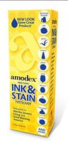 Amodex Ink and Stain Remover – Cleans Marker, Ink, Crayon, Pen, Makeup from Furniture, Skin, Clothing, Fabric, Leather - Liquid Solution - 4 fl oz Bottle - (Pack of 4)