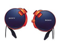 Sony Clip-on Stereo Headphones with Retractable | MDR-Q38LW LI Spicy Blue(Japan Import)