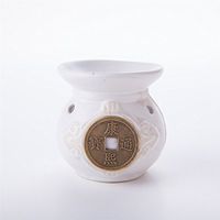 Feng Shui Zen Ceramic Essential Oil Burner Tea Light Holder Great For Home Decoration & Aromatherapy OLBA115