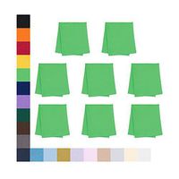 Eyeglass Cleaner Microfiber Cloth - Glasses Cleaner for All Gentle Surfaces, Touchscreens, Smartphones, Camera Lenses, LCD & HD Screens -Green, 8 Pack- by OptiPlix