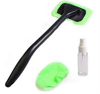 Microfiber Windshield Clean Car Auto Wiper Cleaner Glass Window Tool Brush Kit