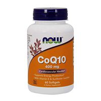 NOW Foods - Co Enzyme Q10 400 mg. - 60 Softgels