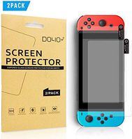 DOYO 2 Pack Nintendo Switch Premium Tempered Glass Screen Protector Ultra-thin Transparent HD Clear Anti-Scratch Screen Protector Saver for Nintendo Switch