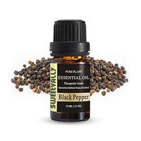 Black Pepper Essential Oil, Therapeutic Grade, 100% Pure Plant Essential Oil (10ml)