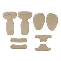 8pcs Women Forefoot Cushion Silicone High Heel Shoe Pads Inserts Blister Prevention Relieve Metatarsal Pain and Plantar Fasciitis Pain - Cream