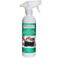 Begley's Best Natural No-Iron Wrinkle Remover, Quick Fix Wrinkle Release, Static Cling Remover, Fabric Freshener - Plant-Based Formula, USDA Certified Biobased - Refreshing Citrus, 16 oz