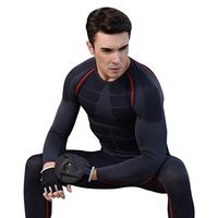 Mens Sports Top ! Charberry Mens Quick Drying Compression Pants Skinny Sports Top Workout Leggings Fitness Sports Running Yoga Athletic Shirt Top Blouse (US-S/CN-M, Red)