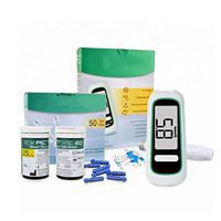 Blood Glucose Monitor Meter, Diabetes Testing Kit 50 Blood Sugar Tester Strips with 1 Lancing Device,mg/dL