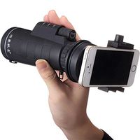 Universal 10x40 Hiking Concert Camera Lens Monocular+Phone Holder For Smartphone