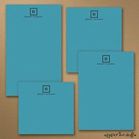 44pk Fair and Square - Note Pad Gift Set - 100 Sheet - Blue-Paper and Stuffâ„¢