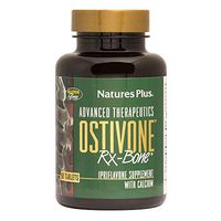 NaturesPlus Advanced Therapeutics Ostivone Rx Bone - 60 Vegetarian Tablets - Maximum Nutritional Support for Skeletal System & Bones - with Vitamin D, Calcium - Gluten-Free - 30 Servings