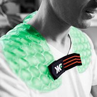 KOOL'N FX Hot & Cold Therapy, Reusable Neck & Shoulder Gel Pack with Adjustable Straps - Great for Sports Injuries, Neck Injuries, Cervical, Migraines, Headaches & More (Small/Medium)
