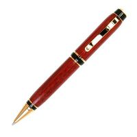 Cigar Twist Pen - 24kt Gold - Bloodwood