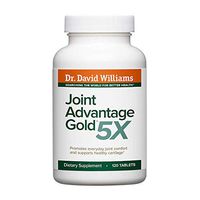 Dr. David Williams' Joint Advantage Gold 5X Joint Relief Supplement, 120 Tablets (30-Day Supply)