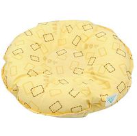 LUCKYYAN Anti-decubitus Head Pressure Ulcer Pads, Filler of Breathable High Elastic Particles ,for Bed Care Round Pillow , yellow