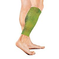 Anyangquji Snake Scale Sports Calf Compression Sleeve Strong Calf Support for Runners(1 Pair)