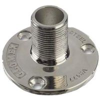 Glomex US Ant. Mount, Short, Stainless, 1"-14
