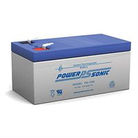 Power-Sonic PS-1230 Rechargeable sealed Lead Acid SLA Battery 12v 3.4ah