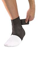 Mueller Ankle Support withstraps, Black, Small