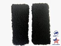 Allman Premium Fleece Wheelchair Arm Cushions 14" (pair) (Black)